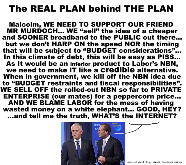the plan...